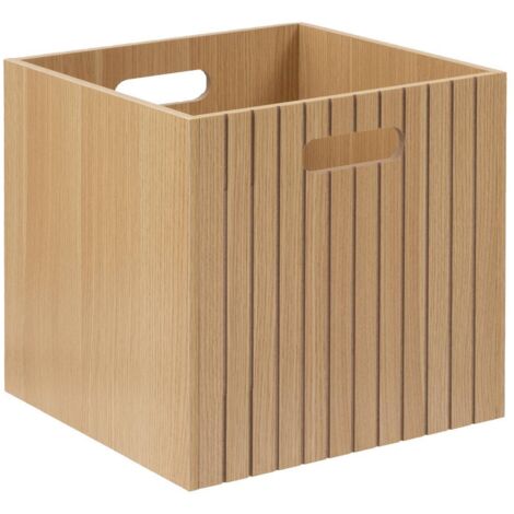 Tasso Aufbewahrungskorb 31x31 cm Holz (1/5)