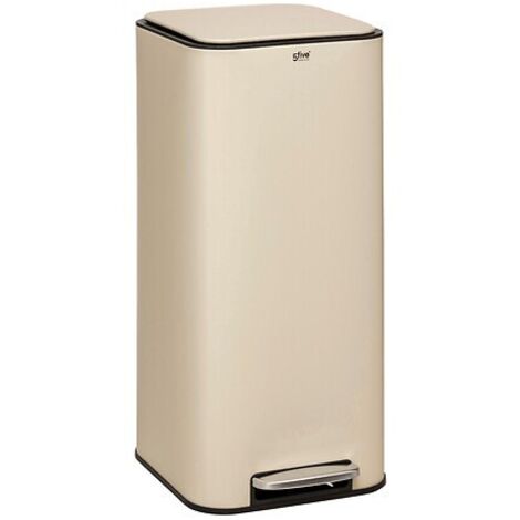 Mülleimer mit Pedal DELTA, Metall, 30 l