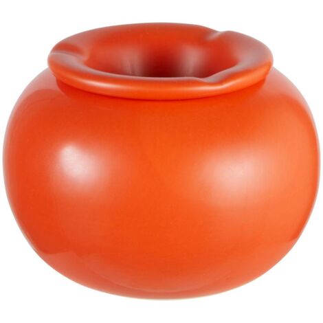 Aschenbecher Yuca Keramik D15,5cm - Orange