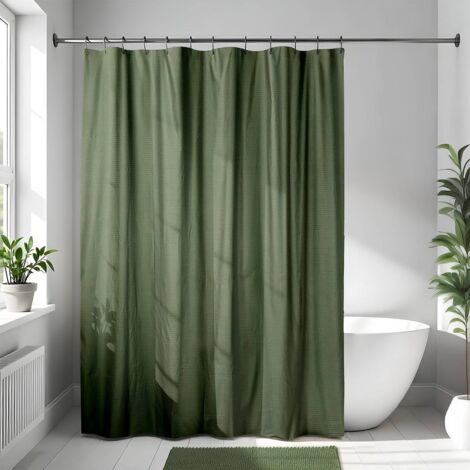 Duschvorhang aus mikrofaser 180x200cm- khaki - Tendance
