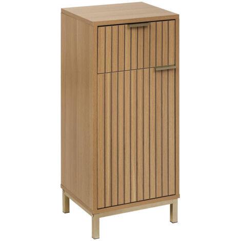 Kleiner Badezimmerschrank TASSO, 33 x 28 x 80 cm (1/5)