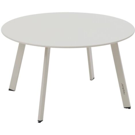 Runder Gartenbeistelltisch Saona Ton 70 x 40cm aus Stahl  - Hespéride