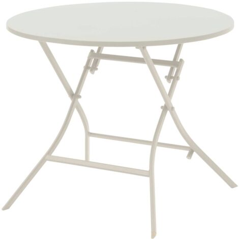 Hespéride Gartentisch Greensboro Lorbeergrün - Klappbarer 4-Sitzer Aus Stahl