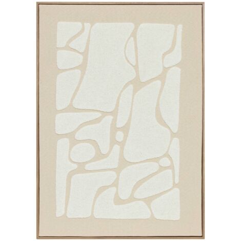 3D Leinwand Ziad beige 50x70cm - Atmosphera créateur d'intérieur