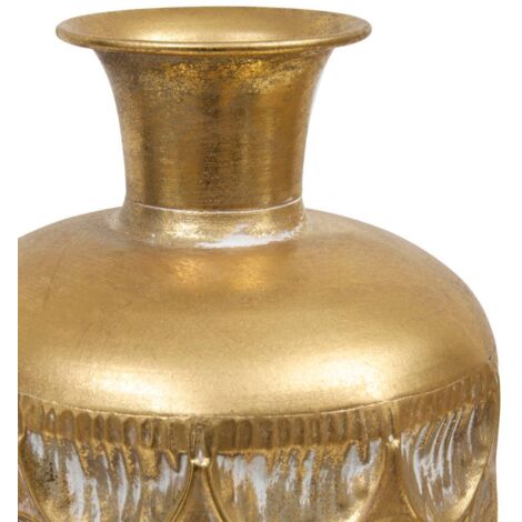 Vase Bicolore - ATMOSPHERA - Rose Et Gris - Verre Trempé - H 24,5 Cm - D 12,3 Cm - Maison