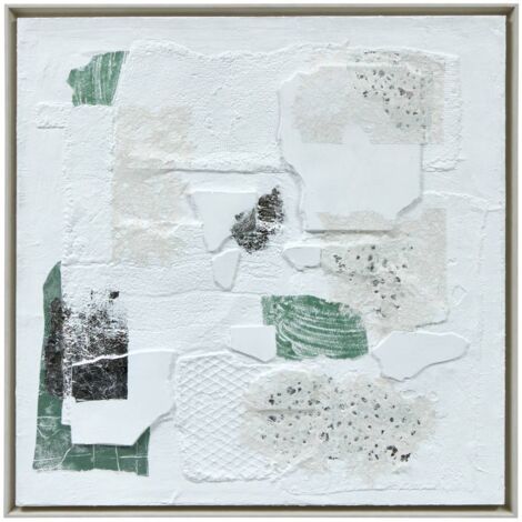 3D Leinwand Azariah beige 78x78cm - Atmosphera créateur d'intérieur