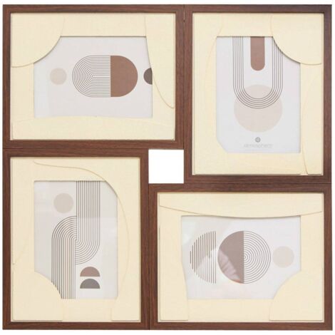 Pêle-mêle Jilani beige 4 photos - Atmosphera créateur d'intérieur