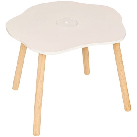 Kinder-Beistelltisch Douceur weiß 54x42cm - Atmosphera créateur d'intérieur
