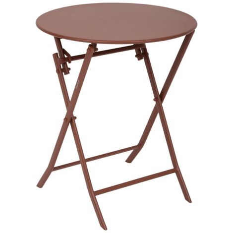 Gartentisch Greensboro 2-Sitzer klappbar D60cm Mahagoni - Hespéride