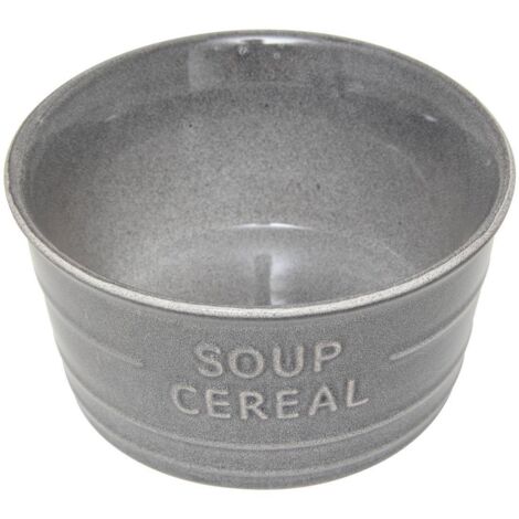 Schüssel Anmeldung Soup Cereal blau grau 50cl - Atmosphera créateur d'intérieur