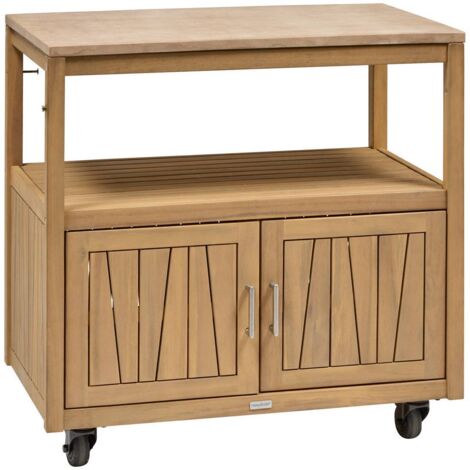 Sommerküchenmodul Lodgia 2 Türen 50x87cm Akazienholz - Hespéride