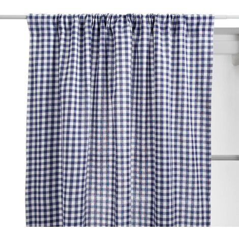 Vorhang Groove 260x140cm vichy navyblau - Atmosphera créateur d'intérieur