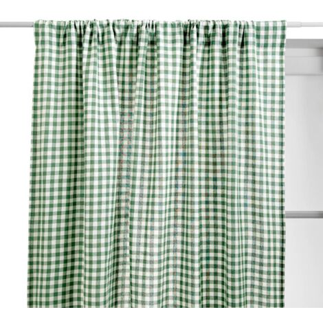 Vorhang Groove 260x140cm Vichy grün - Atmosphera créateur d'intérieur