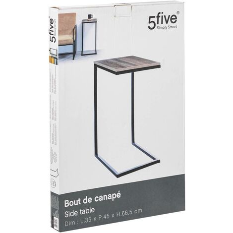 Sofaende aliaj mit dunklem holzeffekt - 5five
