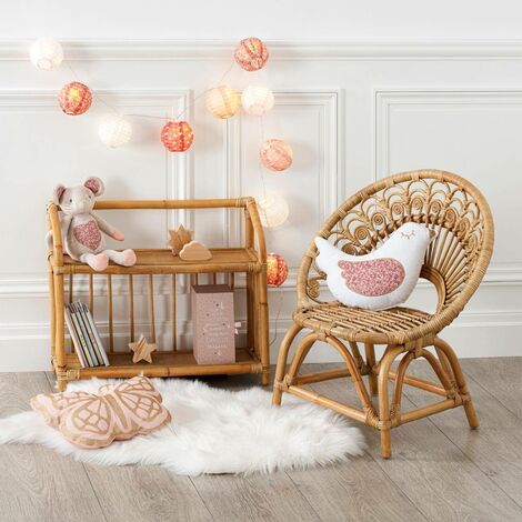 Kinderbücherregal - Rattan H. 50 cm - Atmosphera créateur d'intérieur