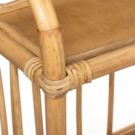 Kinderbücherregal - Rattan H. 50 cm - Atmosphera créateur d'intérieur