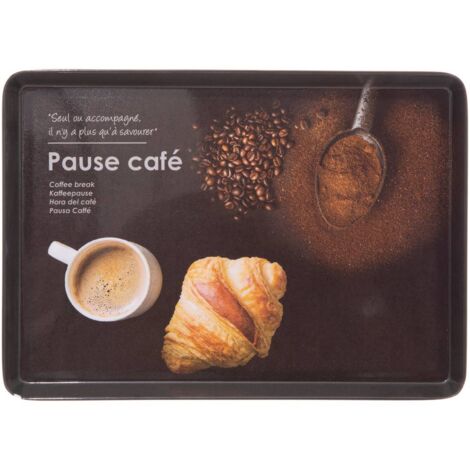 5five - Plateau 30x22cm "black Edition" Noir | Leroy Merlin