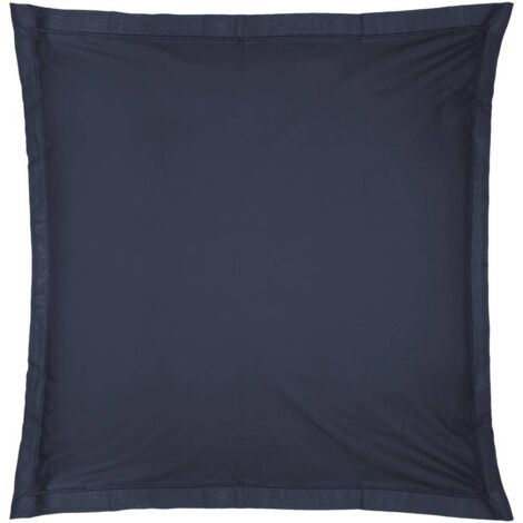 Kopfkissenbezug aus Baumwolle - tintenblau 63x63 cm