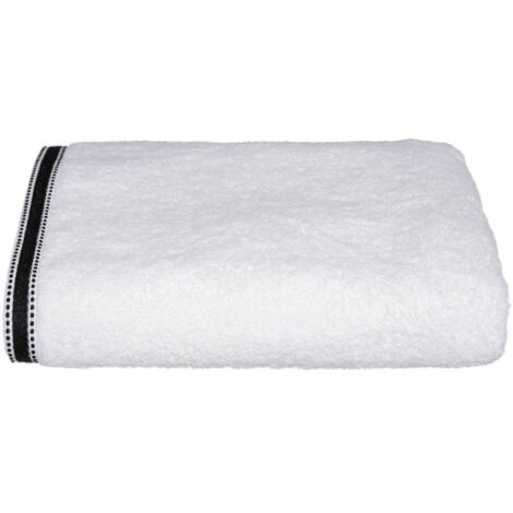 Badetuch Joia - Baumwolle 550 g/m² - weiß 100x150 cm