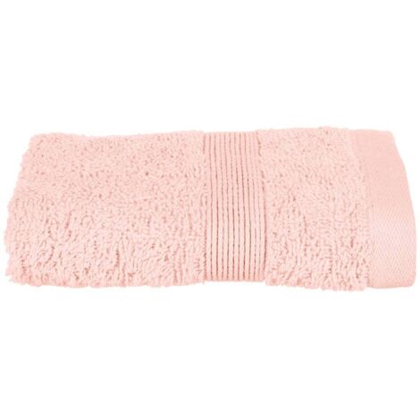 Baumwollhandtuch mit dekorativen Bordyura, rosa Naturbaumwolle Badetuch - Atmosphera