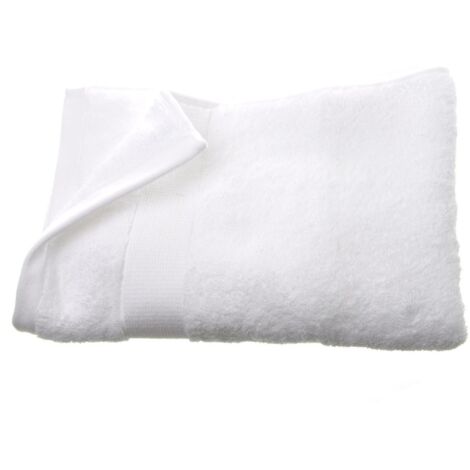 Frotteehandtuch 450g Weiße Farbe 70x130cm