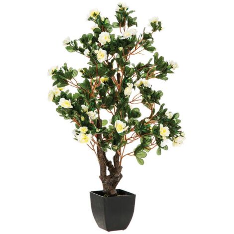 Künstliche Azalee H81cm - Weiß