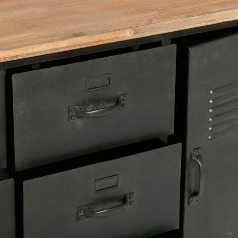 Kommode Torof - Metall und Holz - Atmosphera créateur d'intérieur