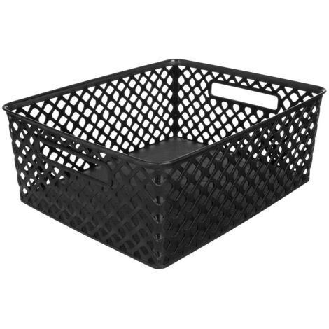 Plastikkorb 11l folk schwarz - 5five