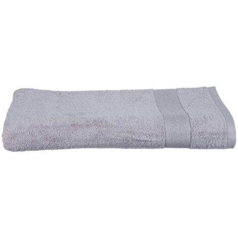 Badetuch Essentiel - Baumwolle 450 g/m² - maulwurfsgrau 100 × 150 cm