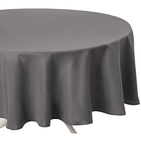 Fleckabweisende, runde Tischdecke in , praktische Tischdeko