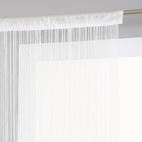 Drahtvorhang - weiß - 90x200 cm