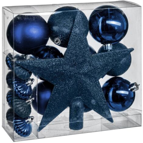 Set Baumschmuck 18 Teile Nachtblau - Feeric lights & christmas