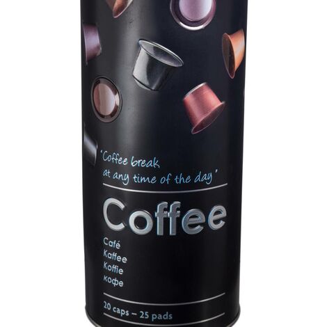 5five Keksdose Metall Black Edition - Schwarz 20x20cm