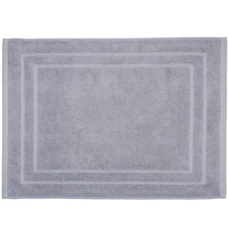 Badematte - Baumwolle - taupe-grau - 50x70 cm