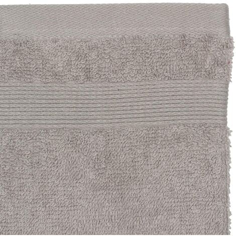 2er-Set Waschhandschuhe - Baumwolle 450 g/m² - maulwurfsgrau 15 × 21 cm - Atmosphera créateur d'intérieur