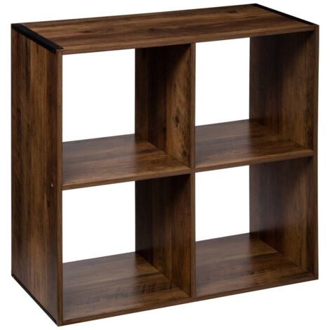 Regal 4 fächer indus mix n modul mit dunklem holzeffekt - 5five (1/3)