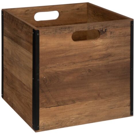 Korb 31x15cm mix n modul dunkler holzeffekt - 5five