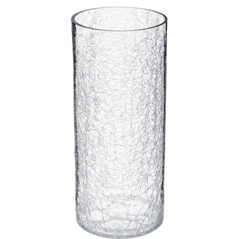 Glasvase, Crackle Motiv, Atmosphera Créateur d'intérieur, 30 cm