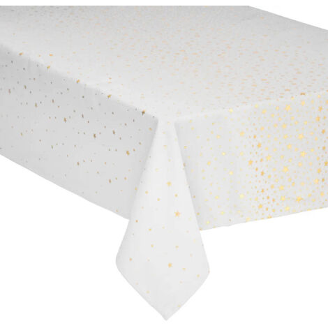 Tischdecke mit Sternenmuster, 140 x 360 cm