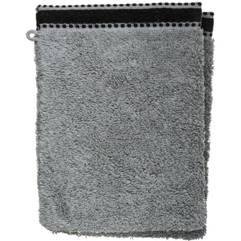 2er-Set Waschlappen Joia - Baumwolle 550 g/m² - dunkelgrau 15x21 cm