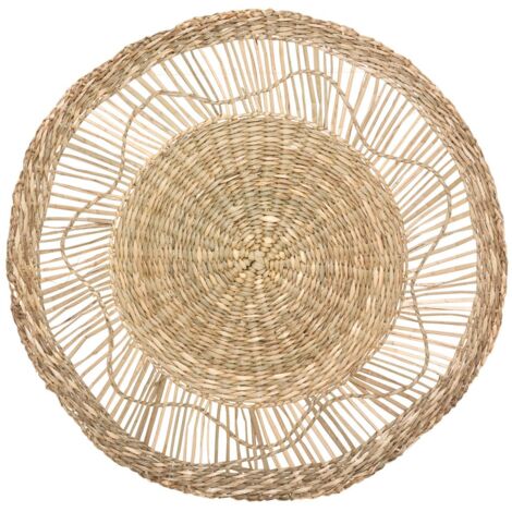 Set aus 2 Wanddekorationen - Schilfrohr - D38 cm - Atmosphera créateur d'intérieur