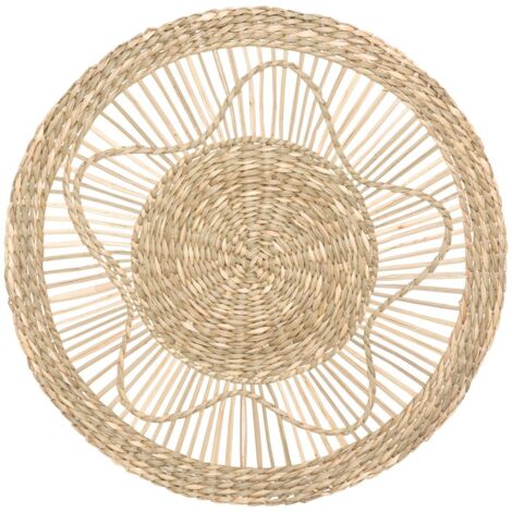 Set aus 2 Wanddekorationen - Schilfrohr - D38 cm - Atmosphera créateur d'intérieur