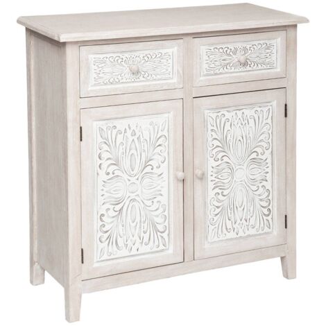 2-türiges Sideboard Hina - gebleichtes Holz