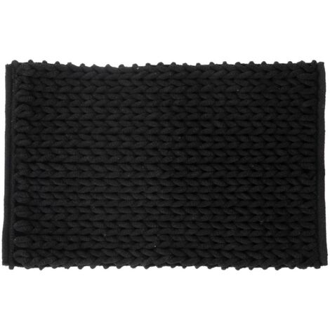 Badematte 50x75cm colorama schwarz khôl - 5five