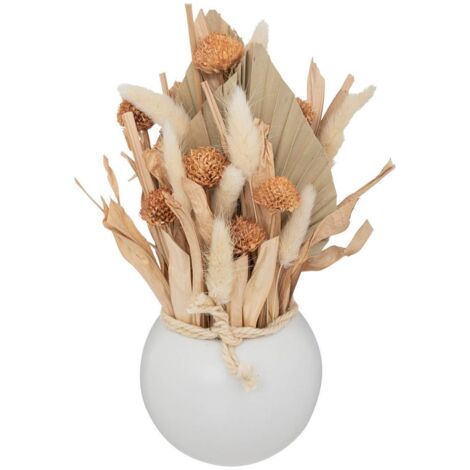 Gesteck aus getrockneten Blumen Seav Keramik - H25 cm (1/3)