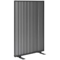 Outdoor-Sichtschutz ZUPTA Graphit - 120 x 50 x 180 cm - Epoxidbeschichtetes Aluminium