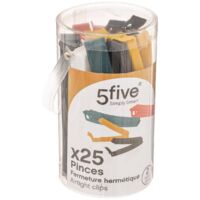 Set mit 25 hermetischen klammern - 5five