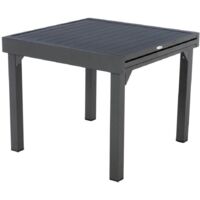 Ausziehbarer Gartentisch Piazza in Graphitgrau - 8 Plätze