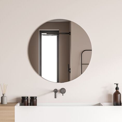 telaio bianco Specchio da bagno VISITO 40 