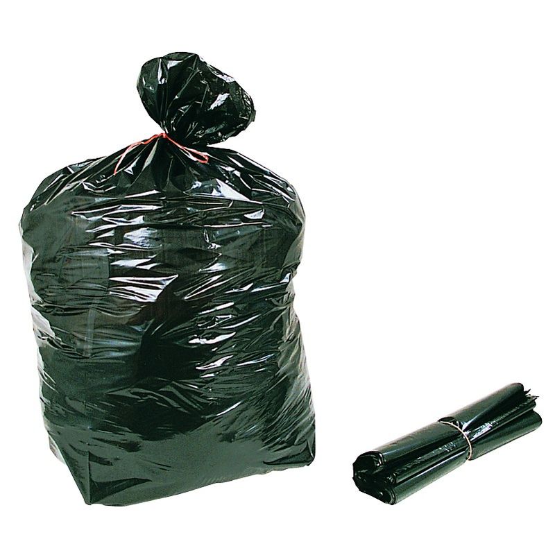 Sacs poubelles et à déchets de 130 litres noirs standard (x100)